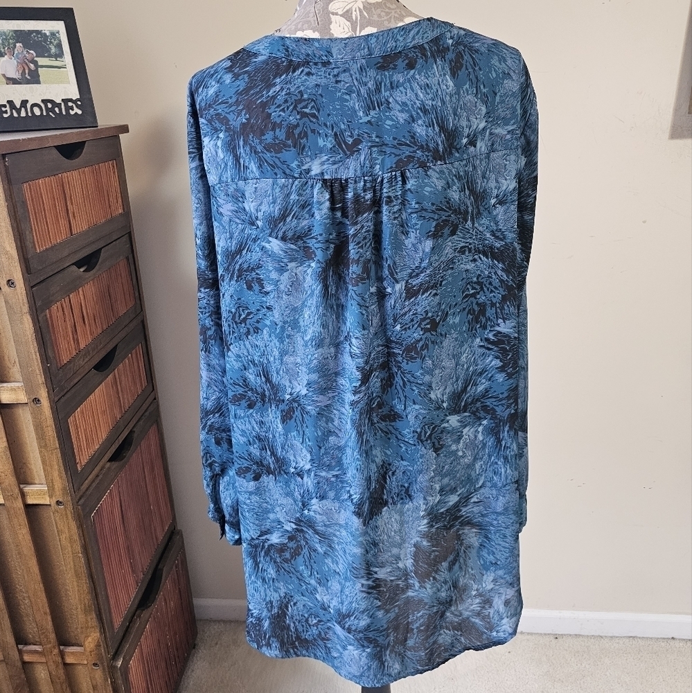 Ava & Viv Blue Tunic Top - Picture 4 of 10